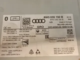 8W0035192B Блок навигации Audi A4 B9 Арт e6676751, вид 3