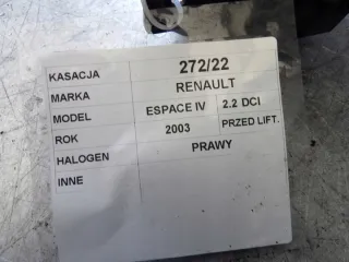 8200002470 Фара противотуманная правая Renault Espace 4 Арт e6698024, вид 4