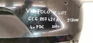 6C6807421B Бампер задний Volkswagen Polo 5 Арт e6703564, вид 4