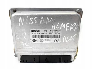 0281010809 Блок управления двигателем Nissan Almera N16 Арт e6946988, вид 1
