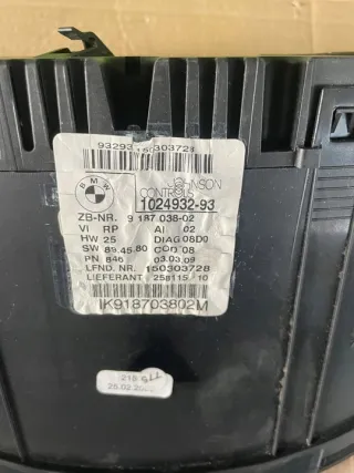 1024932-93 1024932 Щиток приборов (приборная панель) BMW 1 E81/E82/E87/E88 Арт e7069294, вид 2