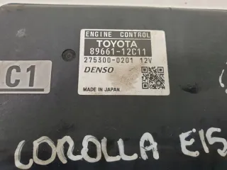 89661-12C11 275300-0201 Блок управления двигателем Toyota Auris 1 Арт e7089928, вид 2