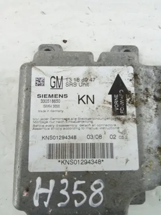 13186947 Блок AirBag Opel Vectra C  Арт e7125510, вид 2