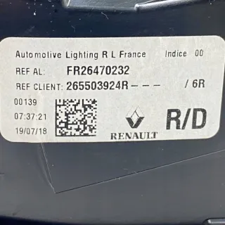 265503924R Фонарь задний правый Renault Talisman 1 Арт e7205085, вид 13