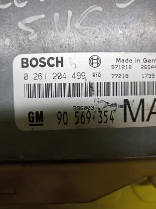 90569354 Блок управления двигателем Opel Vectra B Арт e7250962, вид 3