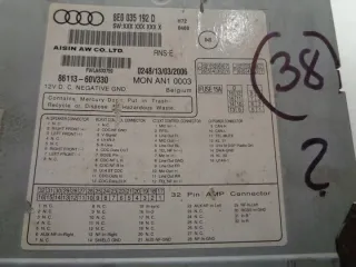 8E0035192D 8E0035192K 8E0035192Q 8E0035192T Блок навигации Audi A4 B7 Арт e7376263, вид 4
