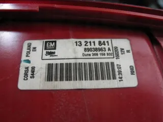 13211841 Фонарь задний правый Opel Corsa D Арт e7421565, вид 4
