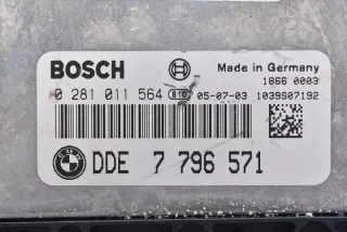 0281011564 7796571 Блок управления двигателем BMW X3 E83 Арт e7423677, вид 2
