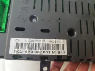 6Y0920881M Щиток приборов (приборная панель) Skoda Fabia 1 Арт e7425394, вид 5