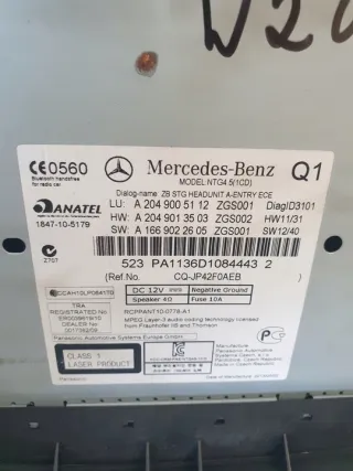 A2049005112 a2049005112 Блок навигации Mercedes C W204 Арт e7427313, вид 5