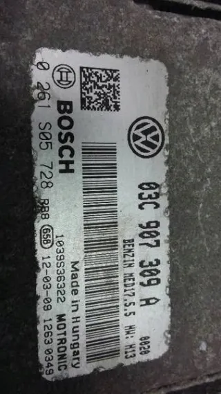 03C907309A Блок управления двигателем Volkswagen Golf 6 Арт e7446395, вид 2