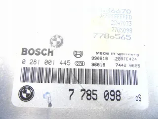 7785098 0281001445 Блок управления двигателем BMW 3 E46 Арт e7671131, вид 3