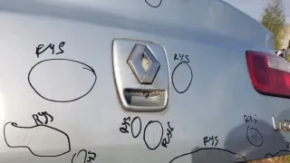  Крышка багажника (дверь 3-5) Renault Laguna 2 Арт e7702036, вид 9