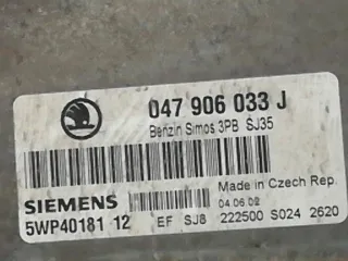 047906033J Блок управления двигателем Skoda Fabia 1 Арт e7764124, вид 3