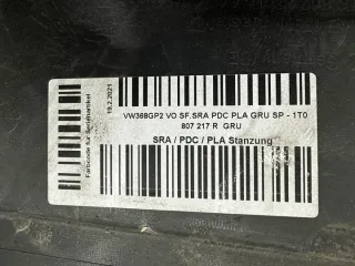 1T0807221M-AA Бампер передний Volkswagen Caddy 3 Арт e7765381, вид 9