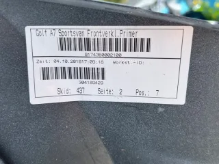 510807221F Бампер передний Volkswagen Golf 7 Арт e7765447, вид 5
