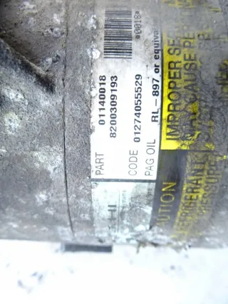 7711135808 8200053264 8200309193 8671016164 Компрессор кондиционера Renault Grand Scenic 2 Арт e7771855, вид 4