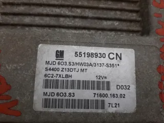 55198930CN 55198930 Блок управления двигателем Opel Corsa D Арт e7876644, вид 3