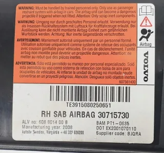 30715730 Подушка безопасности Volvo S80 2 Арт e7961563, вид 2