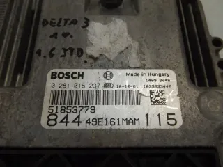 1,6JTD 0281016237 Блок управления двигателем Lancia Delta 3 Арт e7974123, вид 2