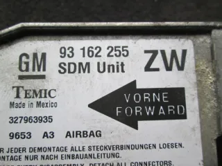 93162255ZW 93162255 Блок AirBag Opel Tigra 2 Арт e7992171, вид 2