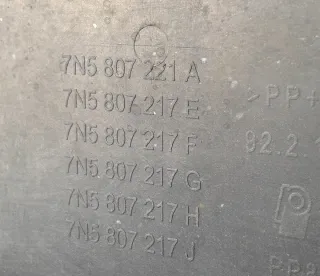 7N5807221A Бампер передний Seat Alhambra 2 Арт e8018369, вид 10