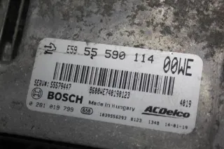 0281019799 Блок управления двигателем Opel Corsa D Арт e8039923, вид 5