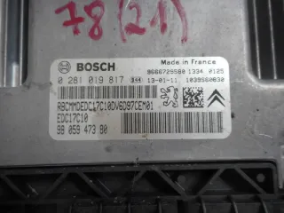0281019817 9666729580 9805947380 Блок управления двигателем Peugeot Partner 2 Арт e8078776, вид 2
