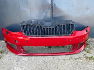 6V0807221 Бампер передний Skoda Fabia 3 Арт e8096484, вид 1