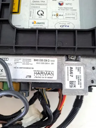 8W0035036D Блок навигации Audi A4 B9 Арт e8129077, вид 4
