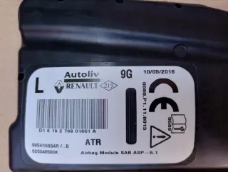 985H16834R 985H05592R Подушка безопасности Renault Clio 4 Арт e8152823, вид 4