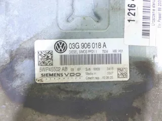 03G906018A 5WP45502AB 03G906018A, Блок управления двигателем Volkswagen Passat B6 Арт e8165872, вид 5