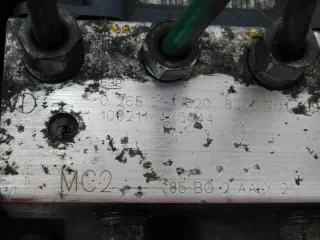 0265234620 10021140044 85B02AAY2 Блок ABS Renault Clio 3 Арт e8328576, вид 3