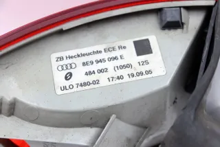 8E9945096E Фонарь задний правый Audi A4 B7 Арт e8346773, вид 7
