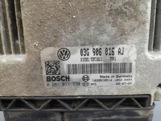 03G906016AJ Блок управления двигателем Seat Leon 2 Арт e8352601, вид 2