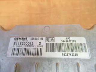 S118230012D 9646677280 9636742280 Блок управления двигателем Citroen C5 1 Арт e8448415, вид 2