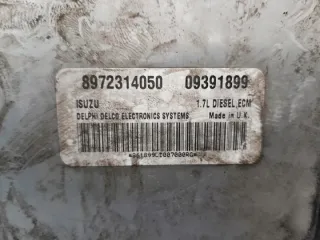 8972314050 09391899 Блок управления двигателем Opel Astra G Арт e8499122, вид 2