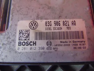 03G906021AQ 0281012390 Блок управления двигателем Volkswagen Caddy 3 Арт e8533813, вид 2