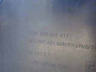 5F0807421M 5F0807421N 5F0807421P 5F0807421Q 5F0807421R 5F0807421S 5F0807421T Бампер задний Seat Leon 3 Арт e8564693, вид 4