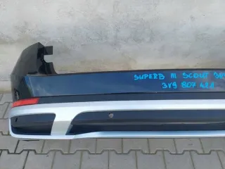 3V9807421 Бампер задний Skoda Superb 3 Арт e8584468, вид 4