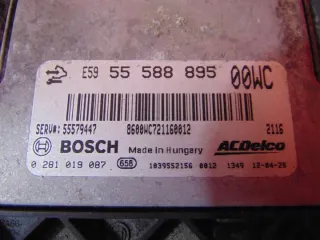 55588895 0281019087 A13DTE Блок управления двигателем Opel Astra J Арт e8593254, вид 2
