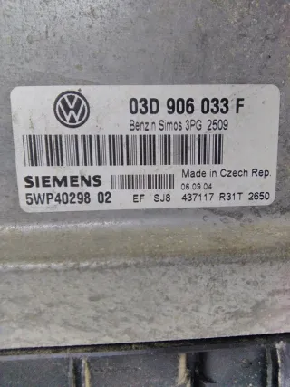 03D906033F 5WP40298 5WP4029802 Блок управления двигателем Volkswagen Polo 4 Арт e8593921, вид 5