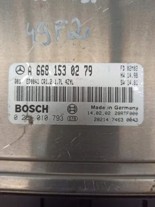 0281010793 A6681530279 Блок управления двигателем Mercedes A W168 Арт e8616654, вид 3