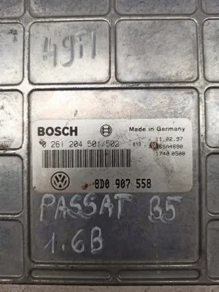 8D0907558 0261204501 Блок управления двигателем Volkswagen Passat B5 Арт e8617211, вид 3