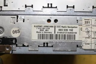 8E0035192 Блок навигации Audi A4 B7 Арт e8641105, вид 7