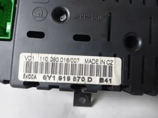 6Y1919870D Щиток приборов (приборная панель) Skoda Fabia 1 Арт e8659910, вид 8
