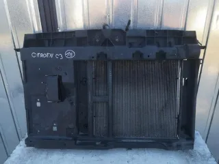 9673228580 Передняя панель крепления облицовки (телевизор) Citroen C3 2 Арт e8663532, вид 1
