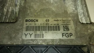 0281011915 55193963 55193967 Блок управления двигателем Opel Vectra C  Арт e8697112, вид 2
