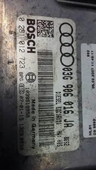03G906016JA Блок управления двигателем Audi A4 B7 Арт e8736664, вид 2