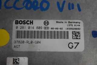 37820-RL0-G05 0281014809 Блок управления двигателем Honda Accord 8 Арт e8736921, вид 2